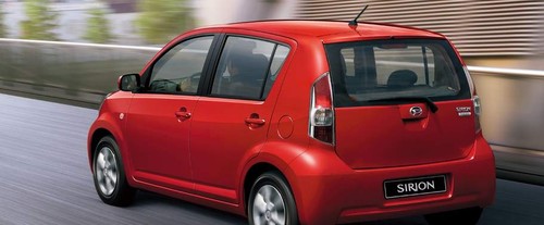 Rear Cross Side View of Daihatsu Serion