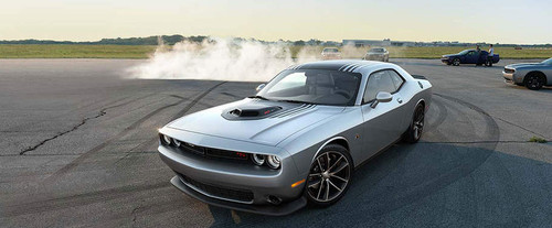 Dodge Challenger Front Angle High View