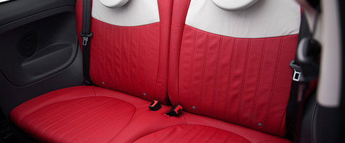 Fiat 500C Rear Seats