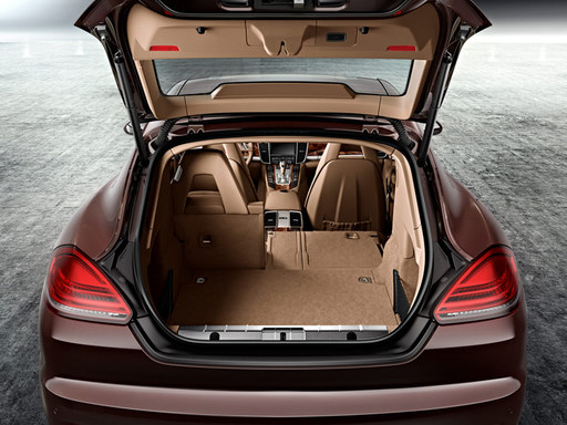 Trunk Open Closer View of Panamera 4