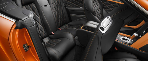 Bentley Continental GT Speed Convertible Rear Seats