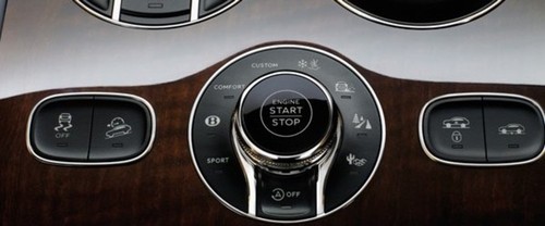 Bentley Bentayga Engine Start Stop Button