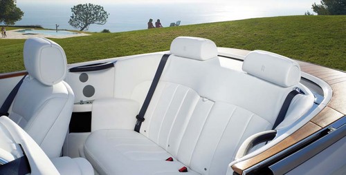 Rolls Royce Phantom Drophead Coupe Rear Seats