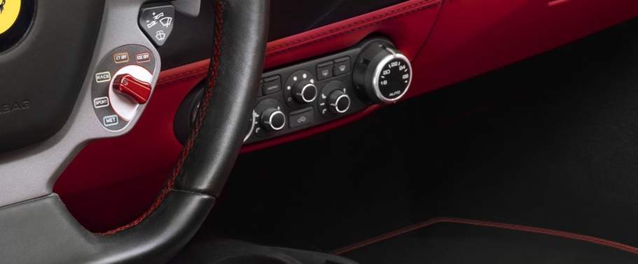 Front AC Controls of Ferrari 488 GTB Front AC Controls of Ferrari 488 GTB