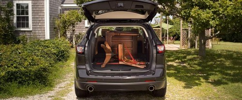 Trunk Open Closer View of Traverse