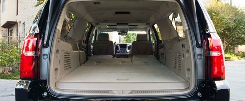 Trunk Open Closer View of Suburban