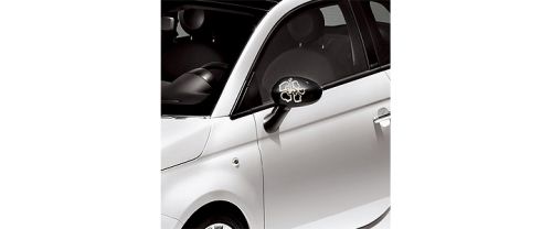 Fiat 500 Drivers Side Mirror Front Angle
