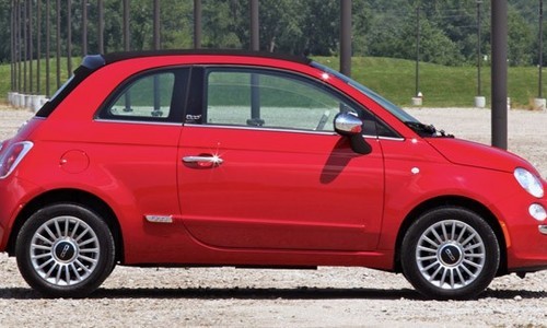 Fiat 500C Drivers Sideview