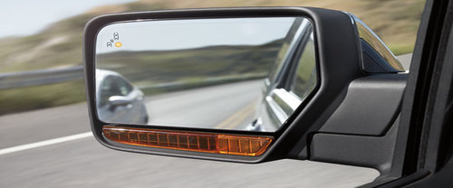 Ford Expedition Drivers Side Mirror Rear Angle