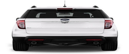 Full Rear View of Ford Explorer