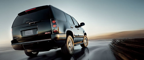 Yukon XL Denali Rear angle view