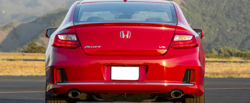 Full Rear View of Honda Accord Coupe