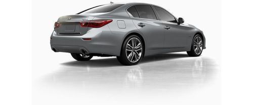 Q50S Hybrid Rear angle view