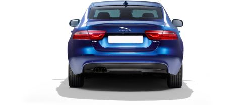 Full Rear View of Jaguar XE R-Sport