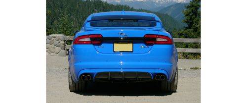Full Rear View of Jaguar XF XFR-S