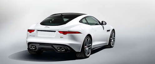 F-Type R AWD Coupe Rear angle view