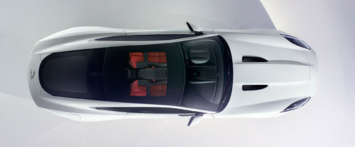 Top View of F-Type R AWD Coupe