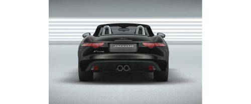Full Rear View of Jaguar F-Type Convertible
