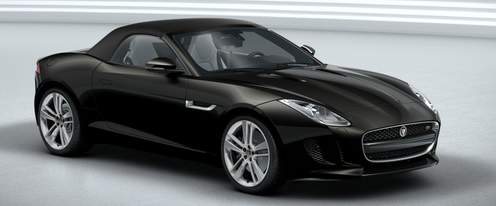 Jaguar F-Type R Convertible Front Cross Side View