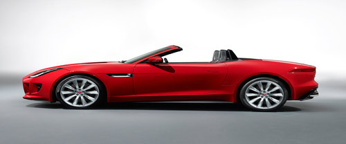 F-Type R Convertible Side view