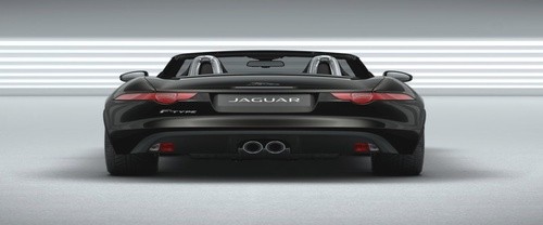 Full Rear View of Jaguar F-Type R Convertible