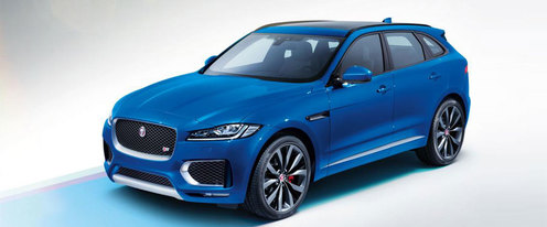 Jaguar F-Pace Front Angle High View
