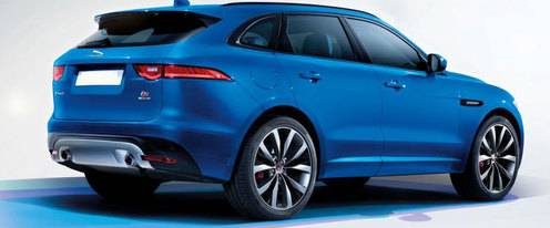 F-Pace Rear angle view