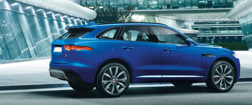 F-Pace Rear Medium Side View