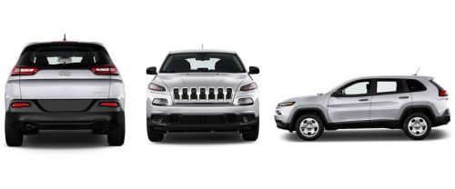 Jeep Cherokee Dimension Front View