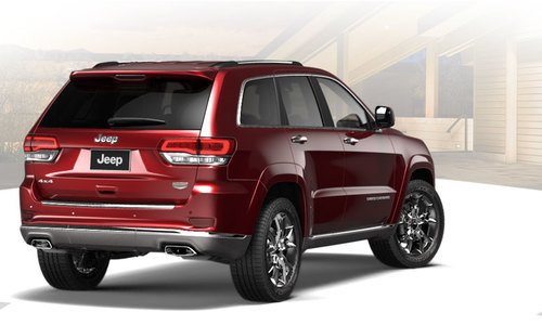 Grand Cherokee Rear angle view