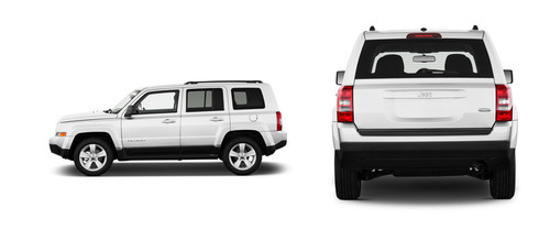 Jeep Patriot Dimension Front View