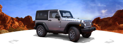 Jeep Wrangler Front Cross Side View