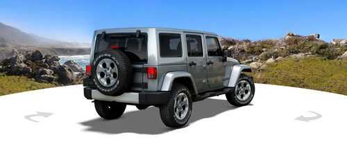 Wrangler Unlimited Rear angle view