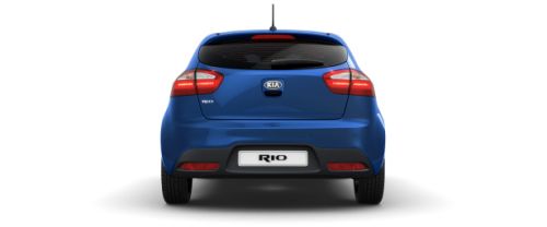 Full Rear View of KIA RIO 5 Door
