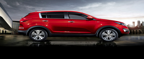 KIA Sportage Drivers Sideview