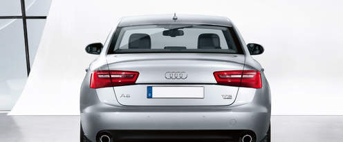 Full Rear View of Audi A6