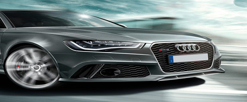 RS6 Avant Grille View