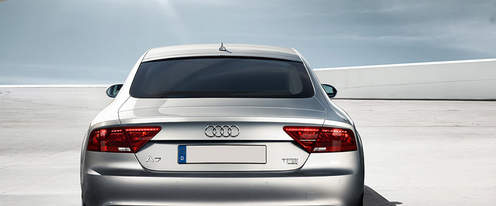 Full Rear View of Audi A7
