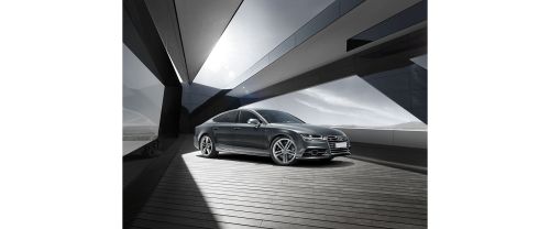 Audi S7 Front Cross Side View