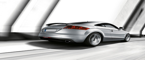 TT Coupe Rear angle view