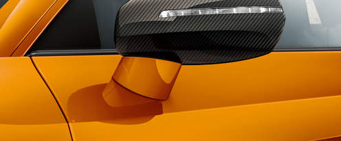 Audi R8 Coupe Drivers Side Mirror Front Angle