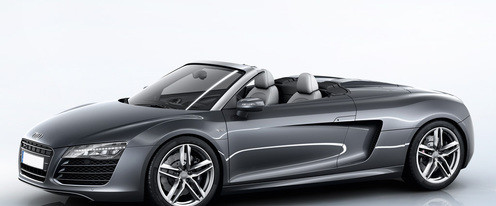 R8 Spyder Front angle low view