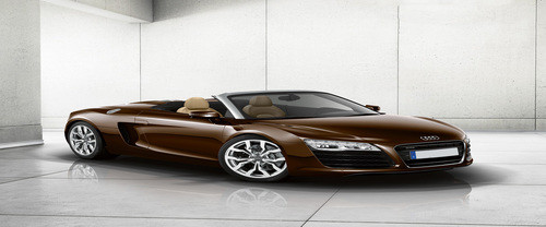 Audi R8 Spyder Front Medium View