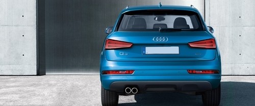 Full Rear View of Audi Q3
