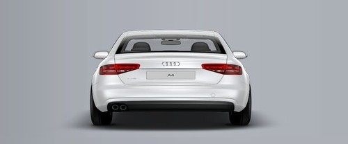 Full Rear View of Audi A4