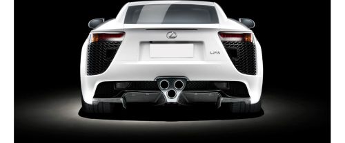Full Rear View of Lexus LFA