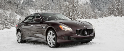 Maserati Quattroporte Front Cross Side View