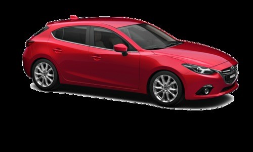 Mazda 3 Front Cross Side View