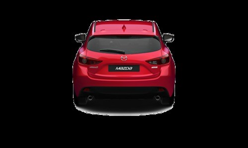 Full Rear View of Mazda 3
