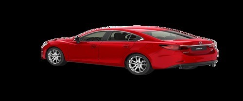 Rear Cross Side View of Mazda 6